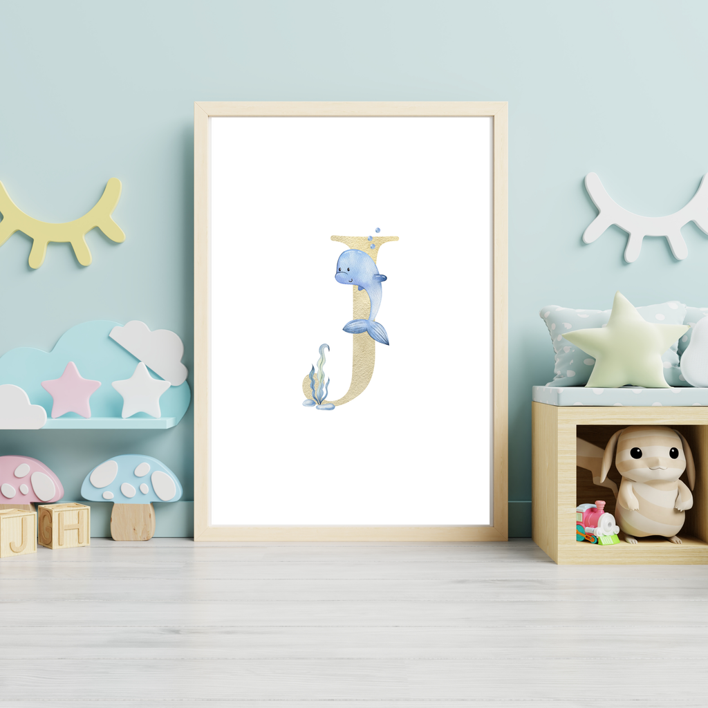 mermaid initial print