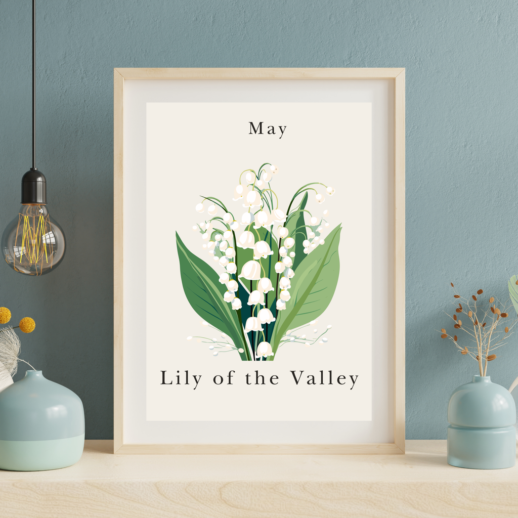 Birth Month Flower Prints