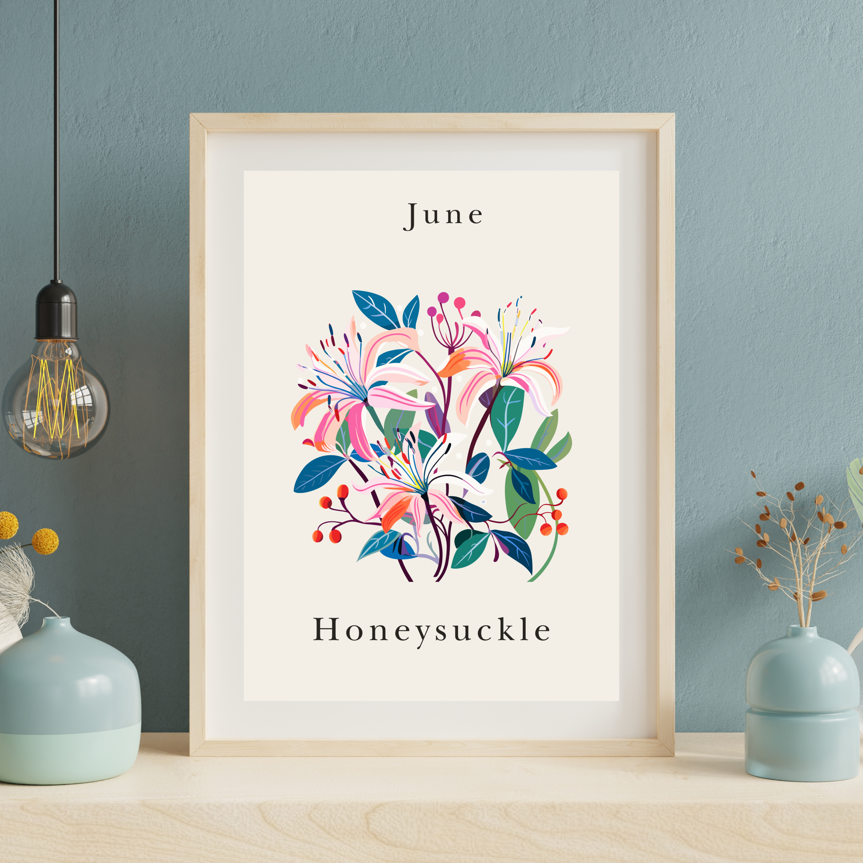 Birth Month Flower Prints