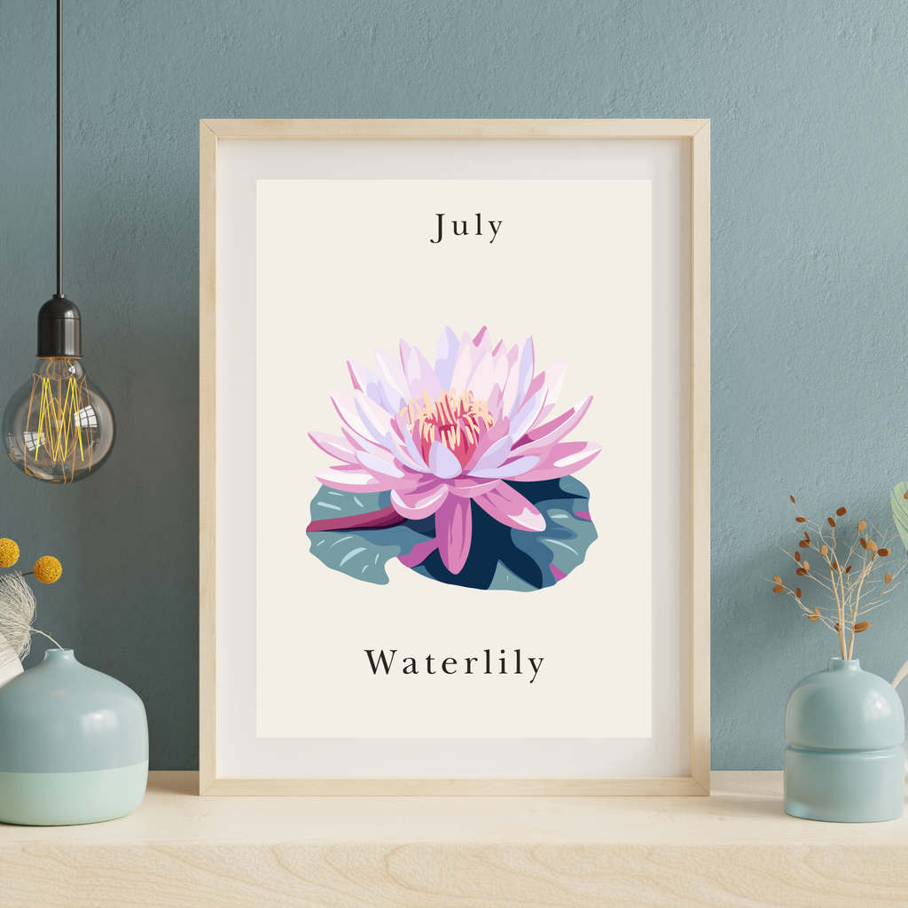 Birth Month Flower Prints