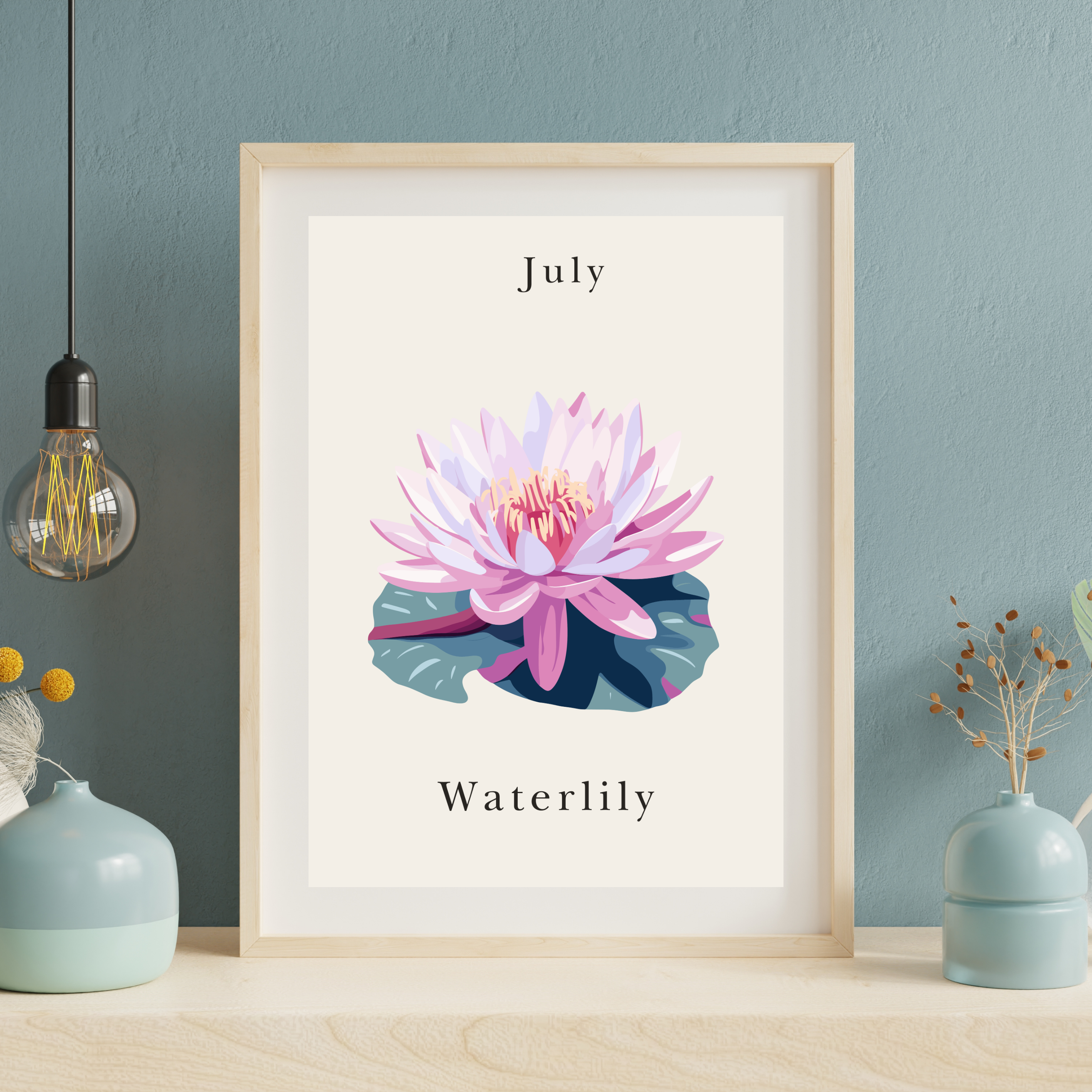 Birth Month Flower Prints