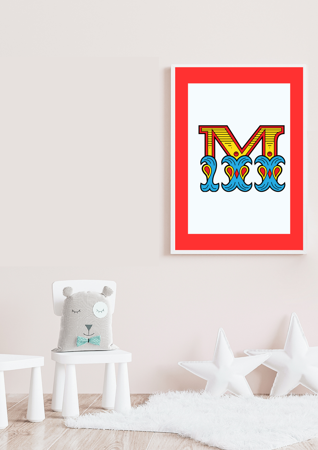 Circus animal initial prints