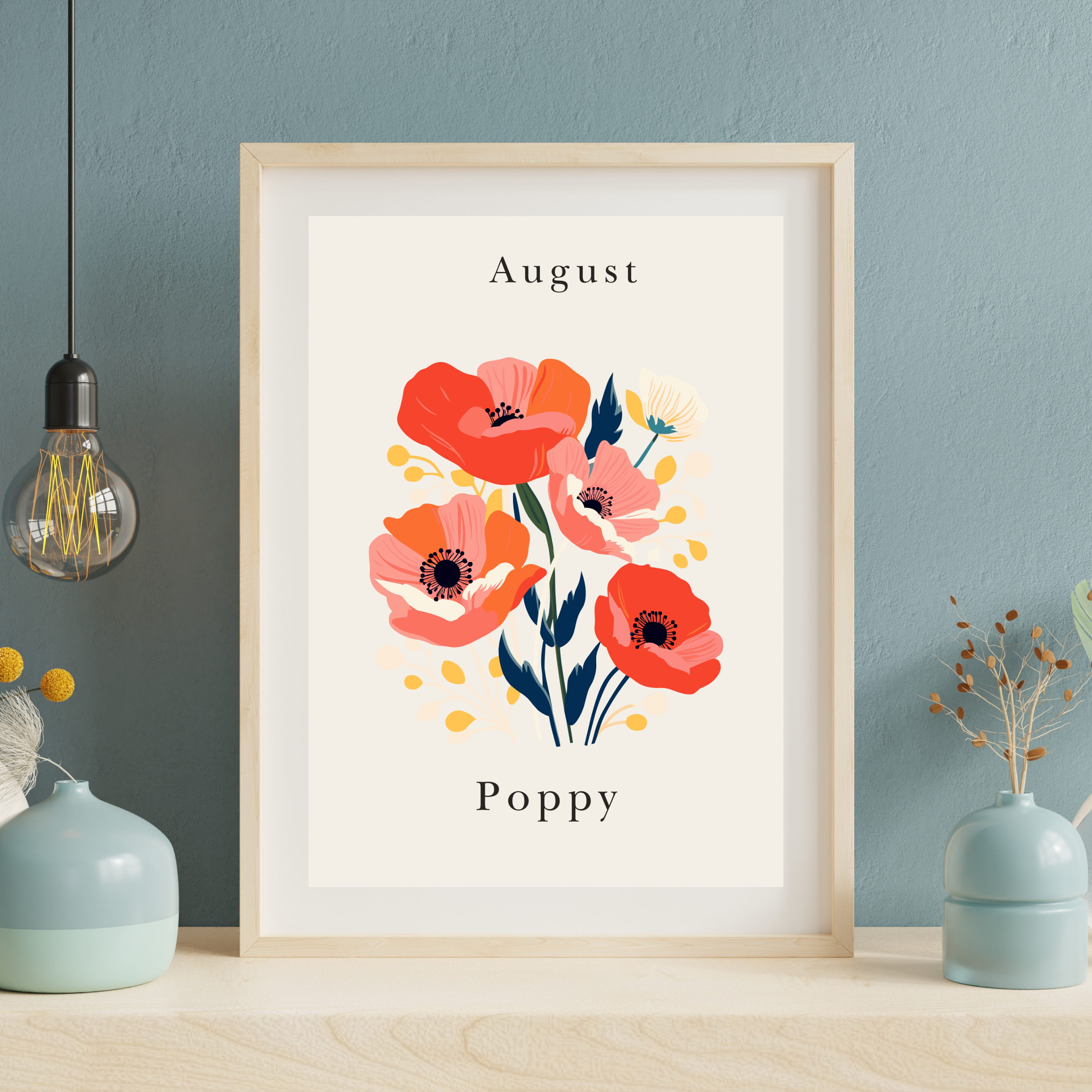 Birth Month Flower Prints