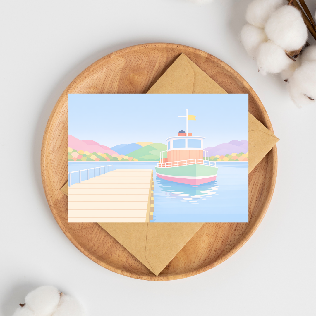 Ullswater Steamer Greeting Card