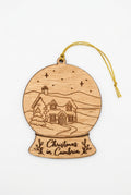 Cumbria Snowglobe Wooden Decoration