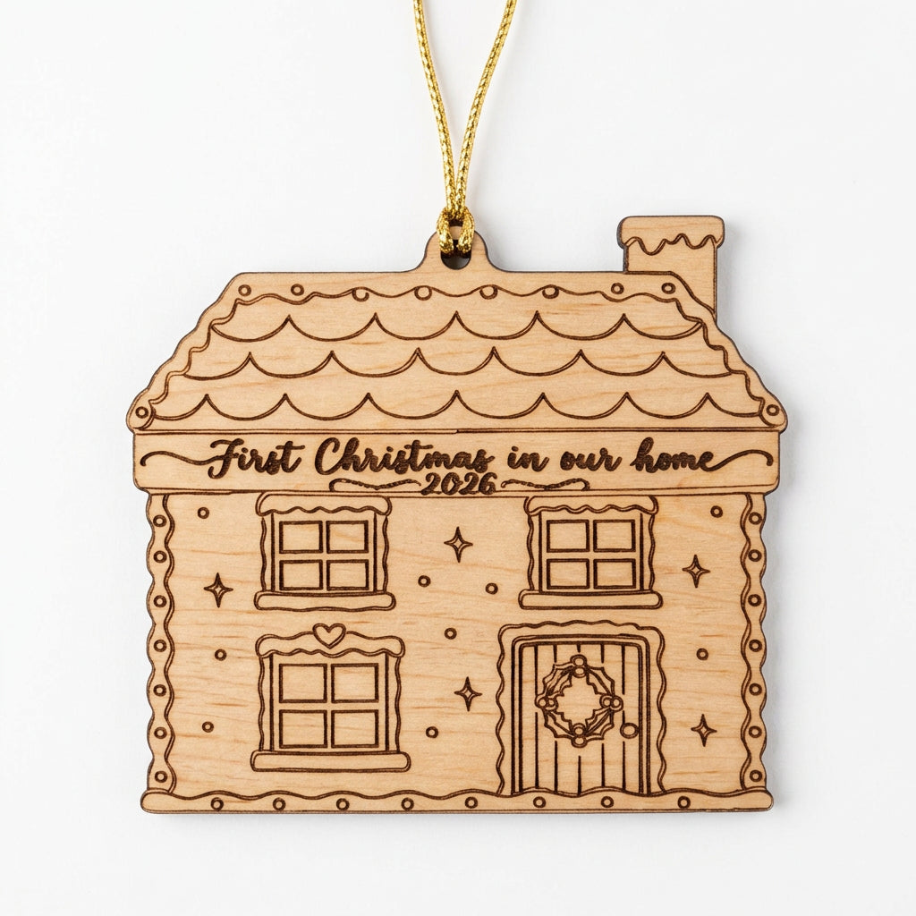 First Christmas in Our New Home Gingerbread Decoration