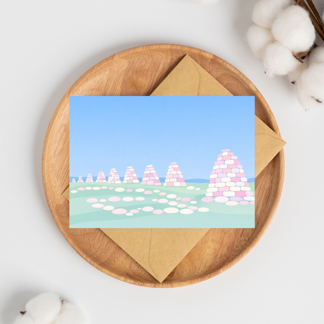 Nine Standards Greeting Card