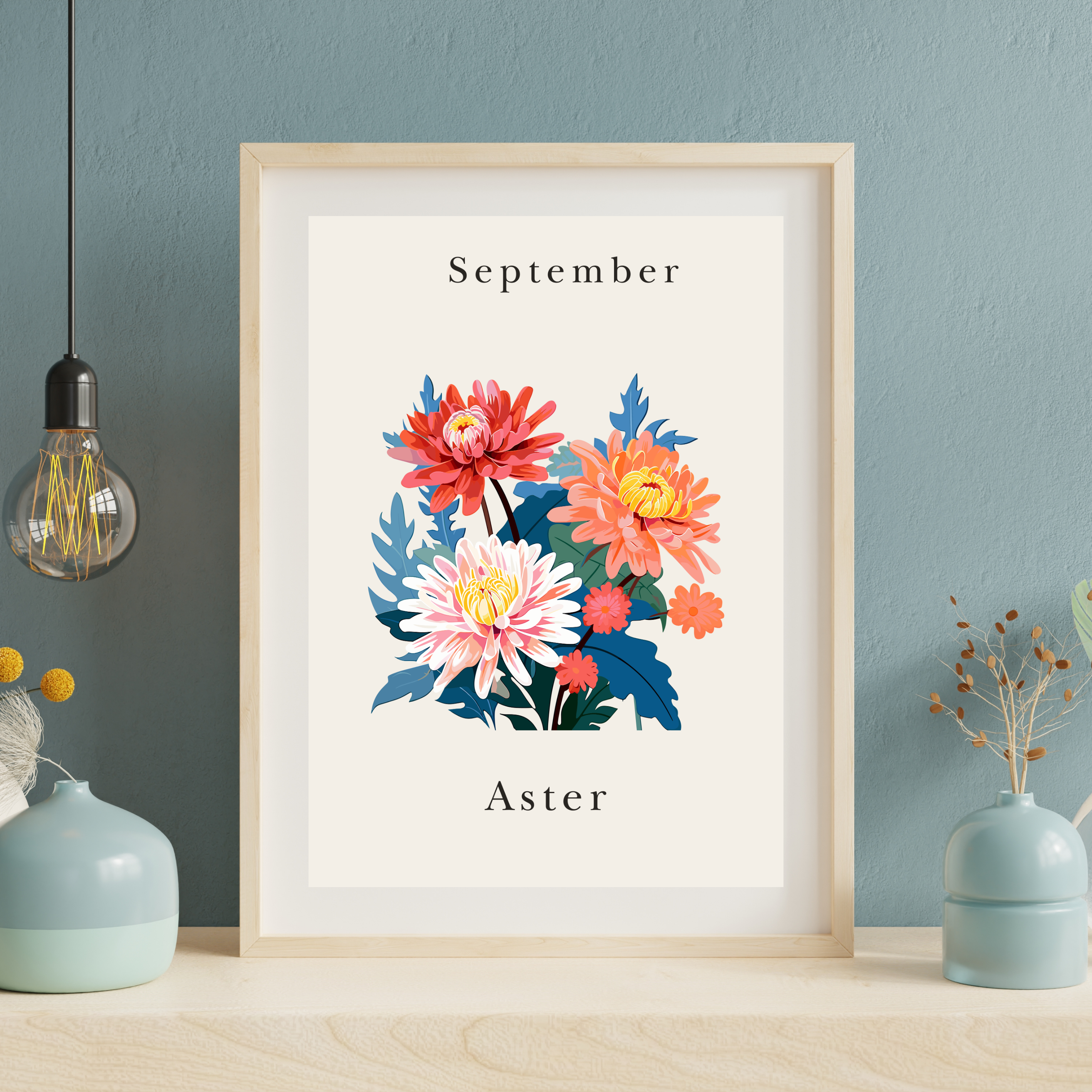 Birth Month Flower Prints