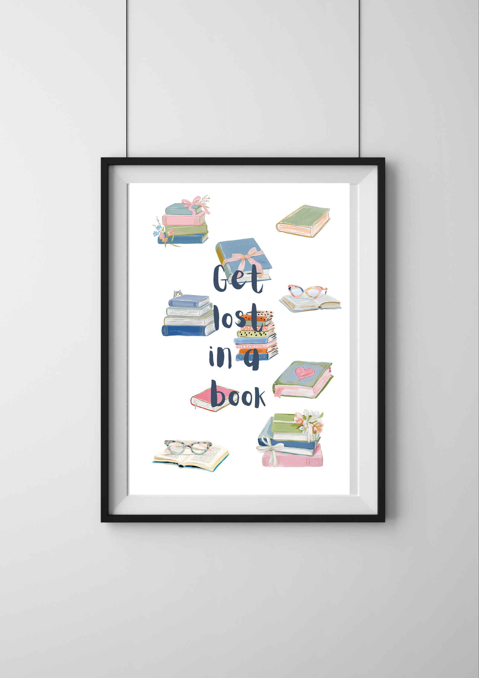 Get Lost In a Book Print