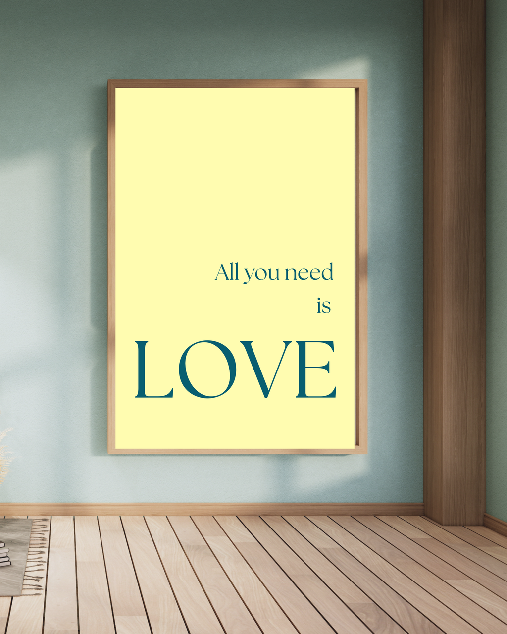 All you need is love print