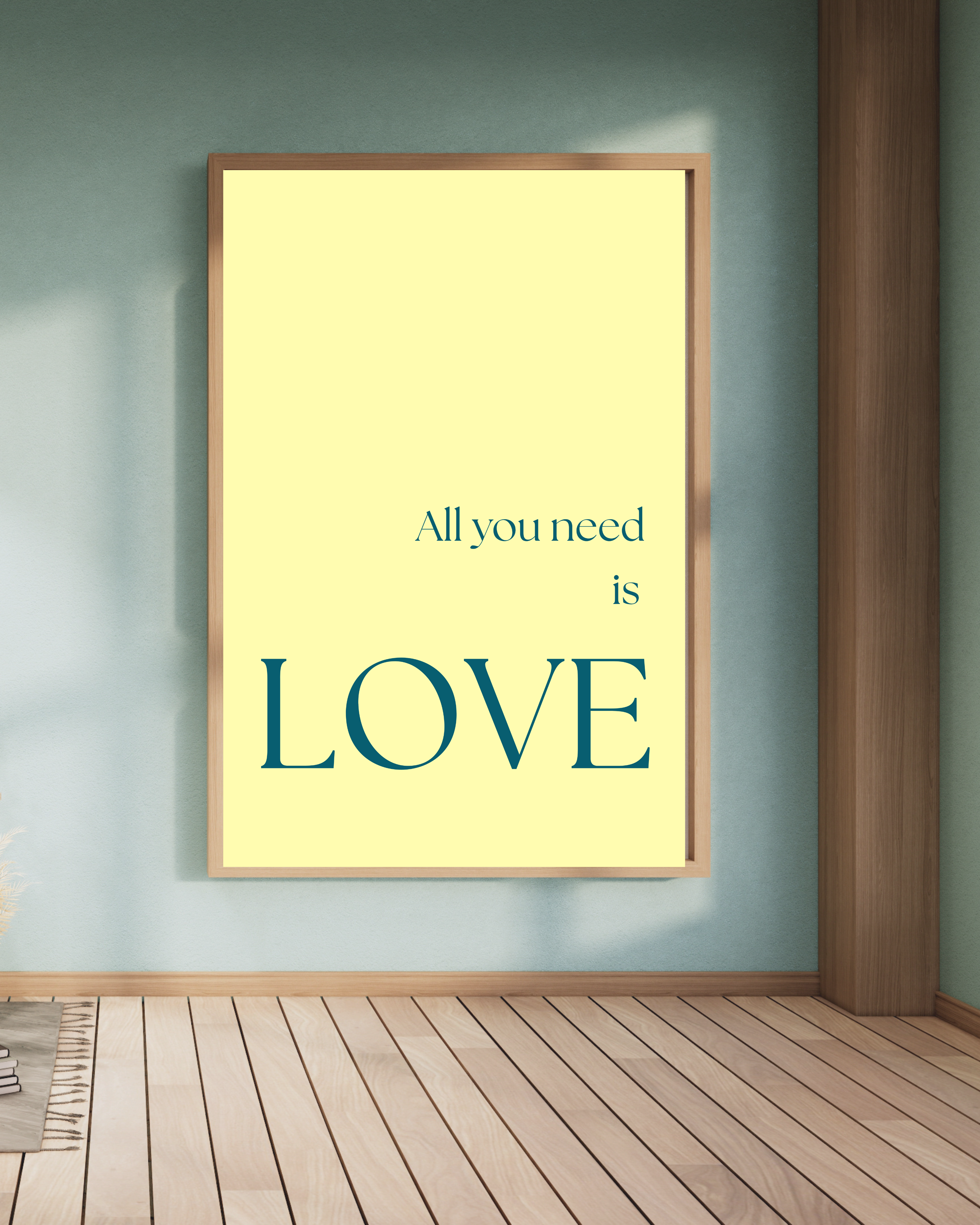 All you need is love print