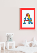 Circus animal initial prints