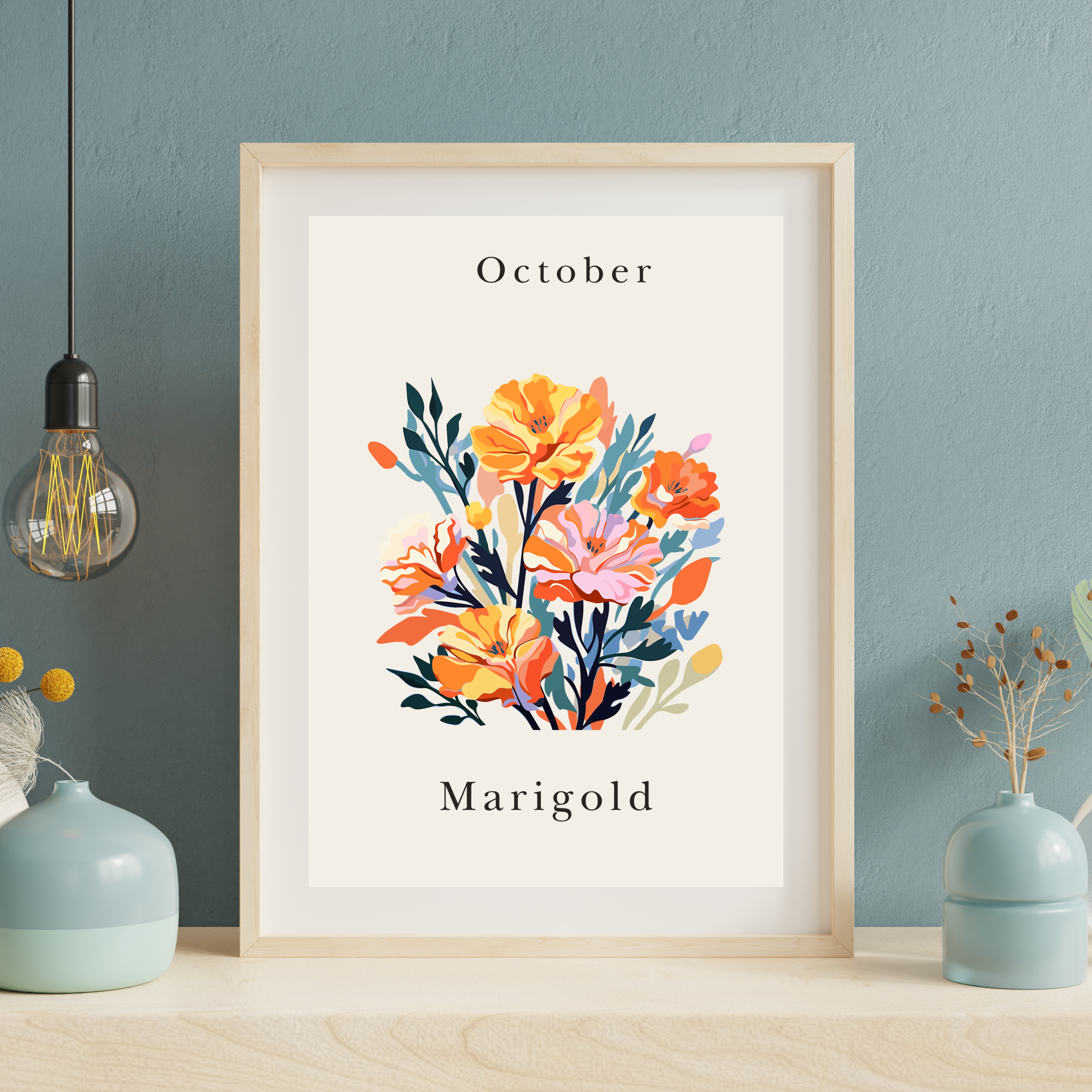 Birth Month Flower Prints