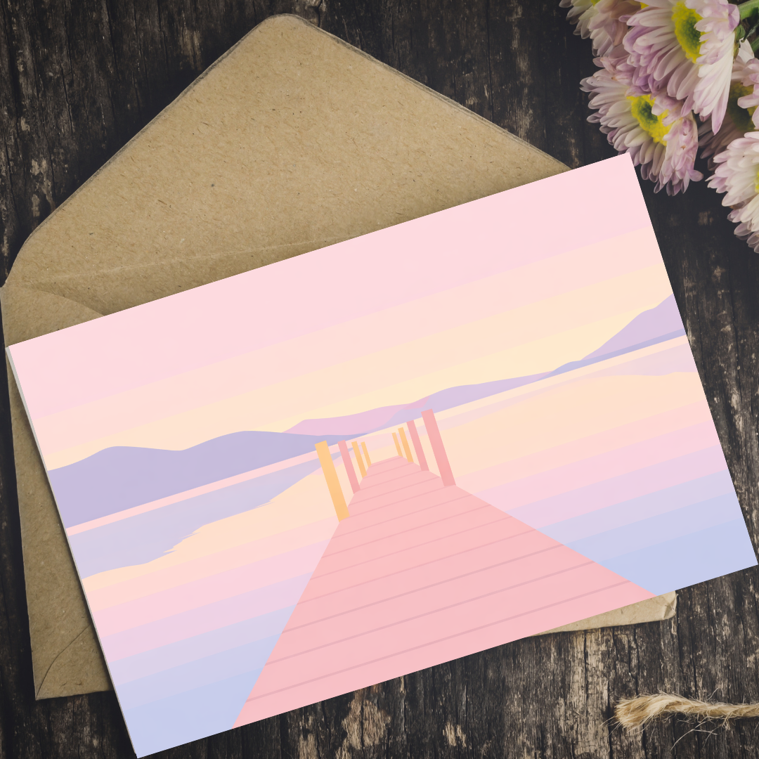Ullswater Jetty Greeting Card
