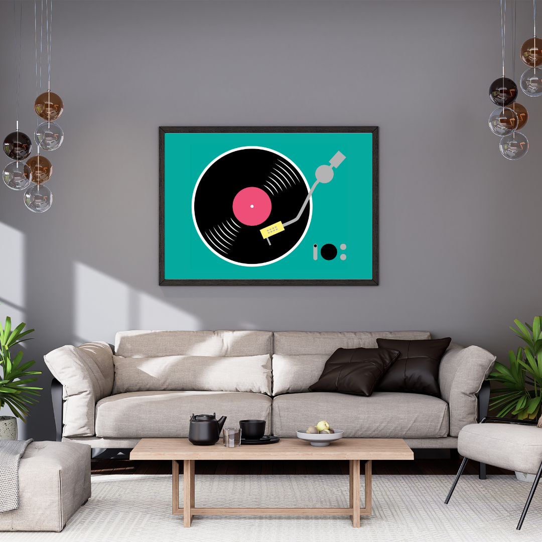 Record Player Print