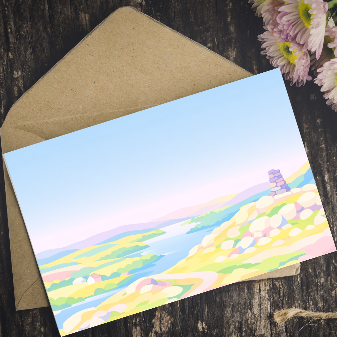 Hallin Fell Greeting Card