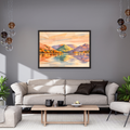 Geometric Ullswater Print