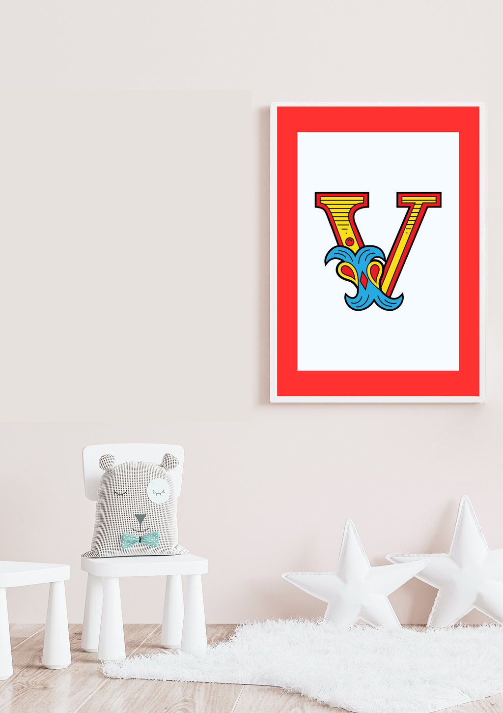 Circus animal initial prints