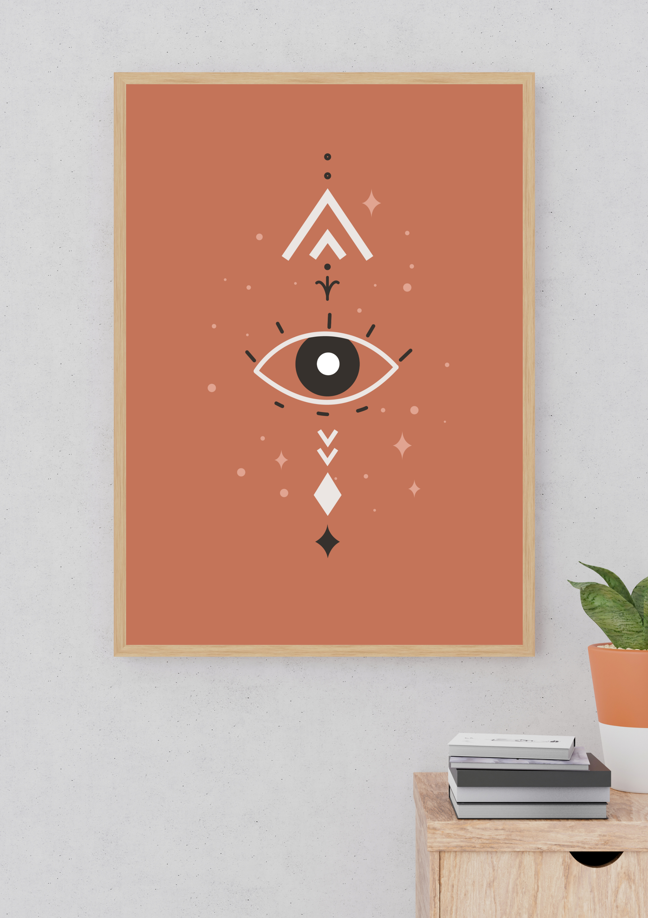 Eye Pattern Print