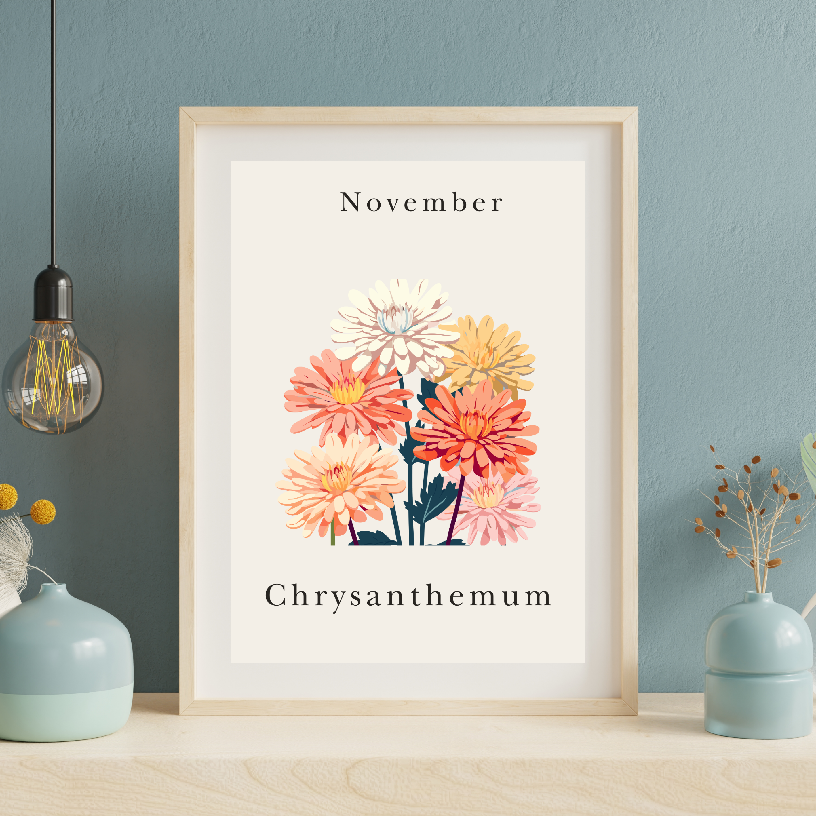 Birth Month Flower Prints
