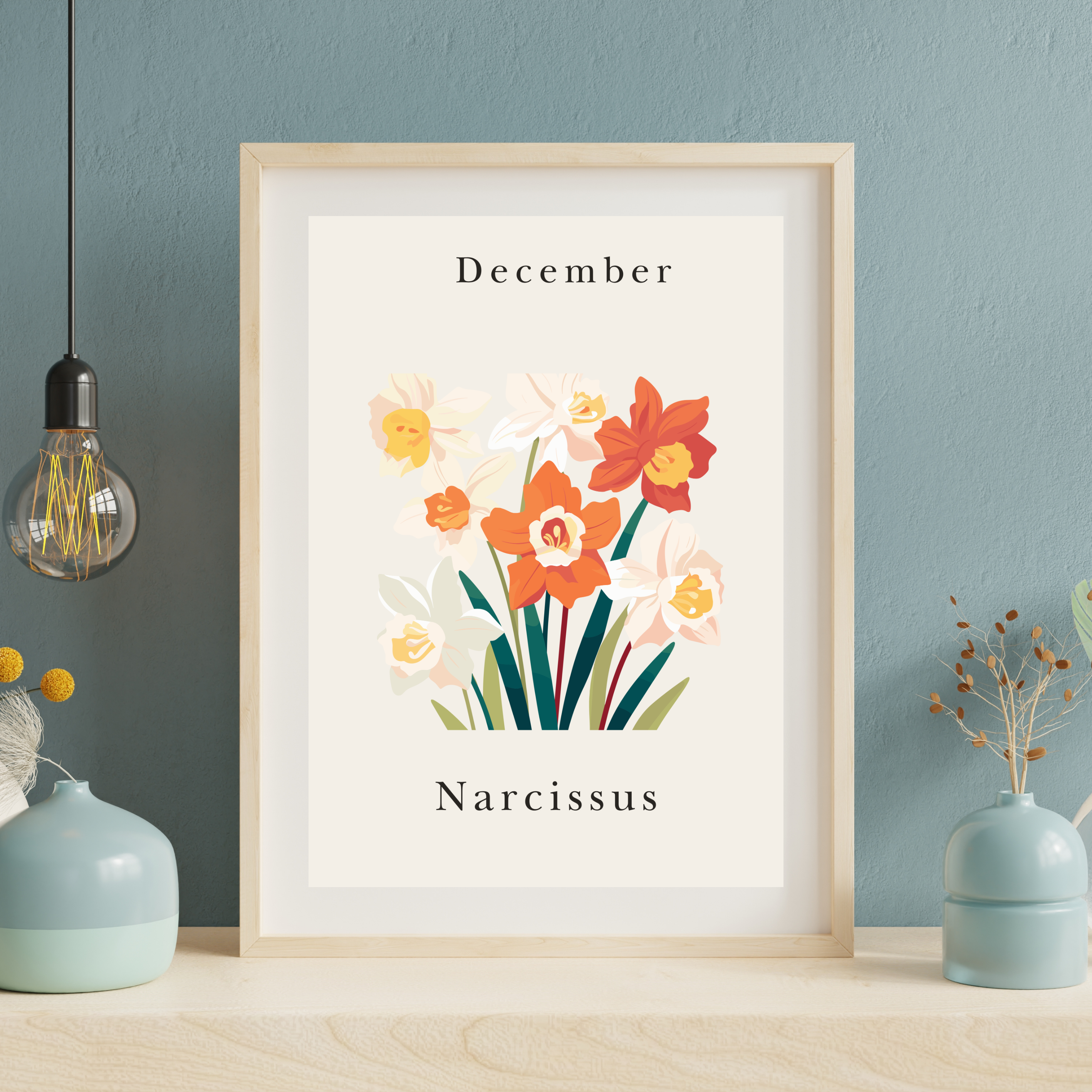 Birth Month Flower Prints