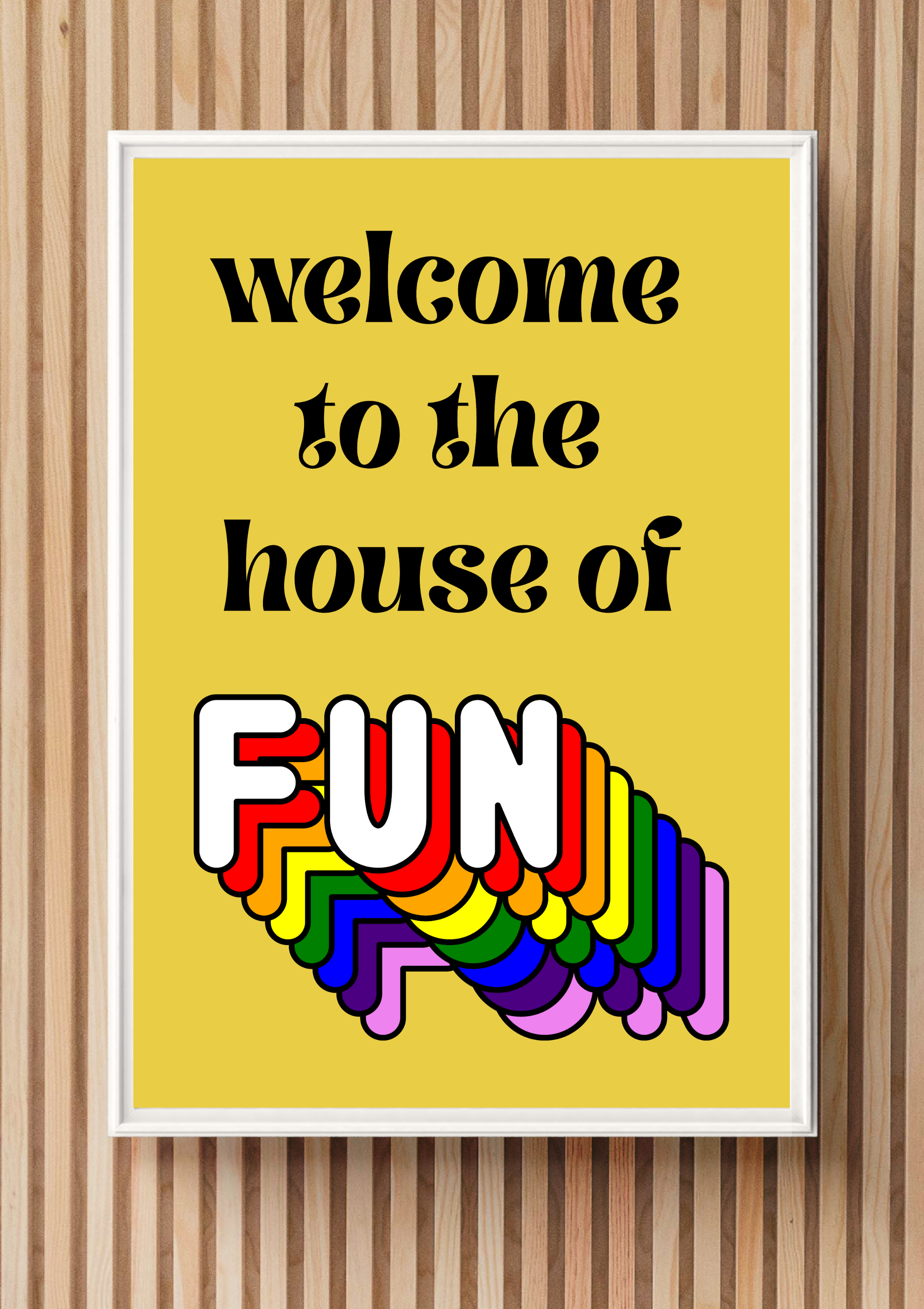 House of Fun Print