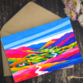 Ullswater fells Greeting Card (Bright)