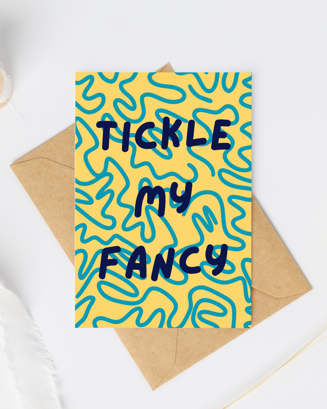 Tickle my fancy greeting card