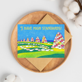 I have high standards greeting card bright