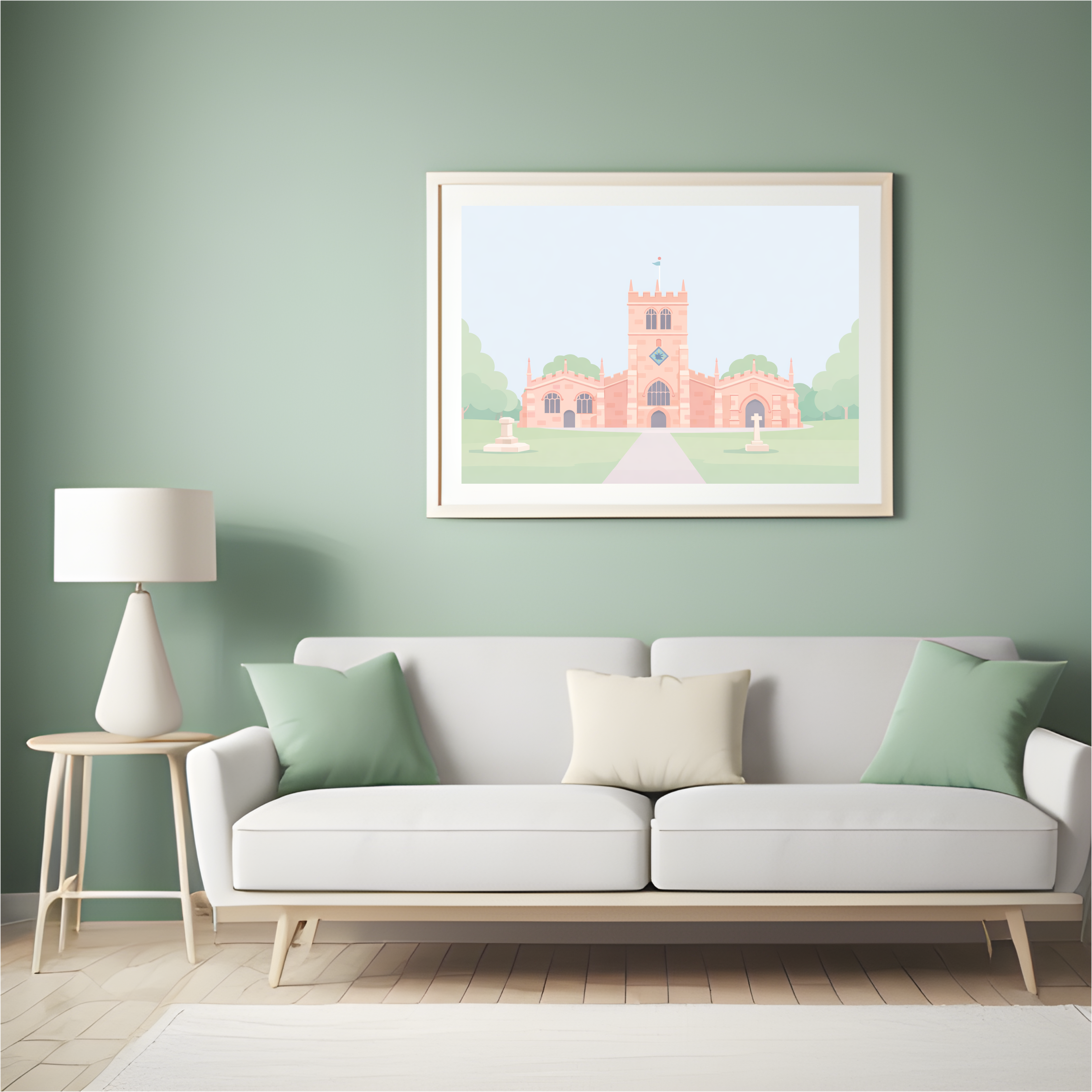 Kendal Holy Trinity Church Print