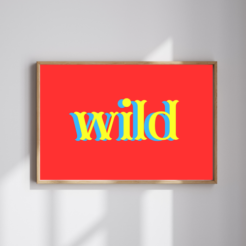 Circus word prints