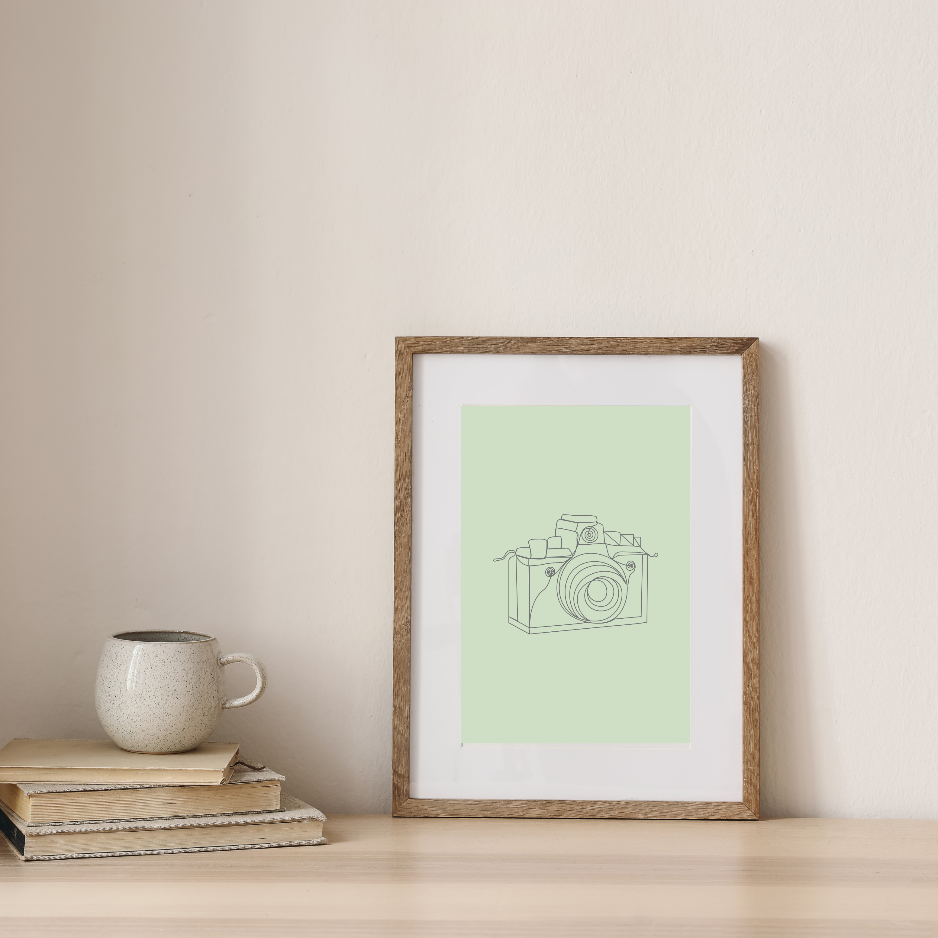 Camera one line print