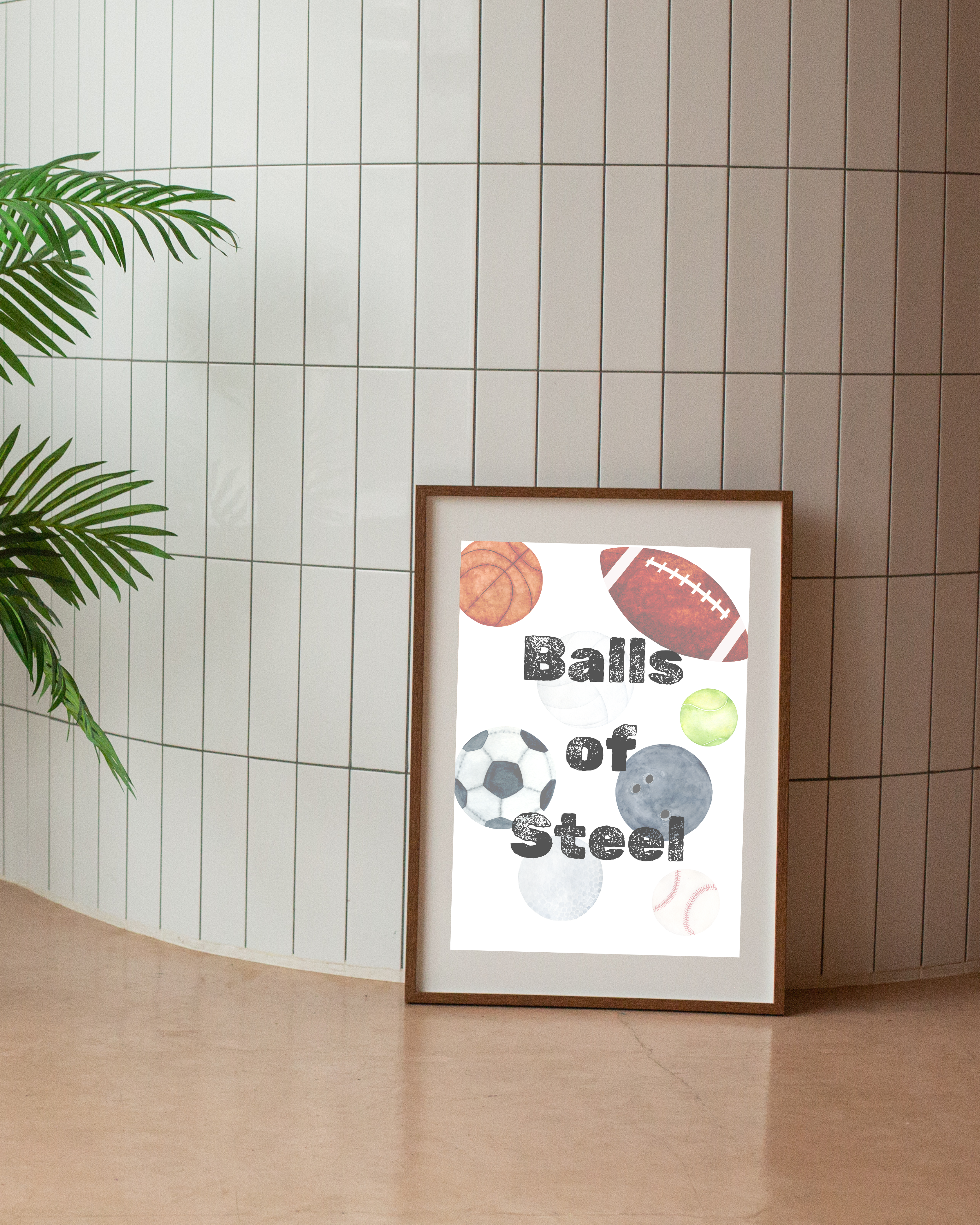 Ball prints (humorous)