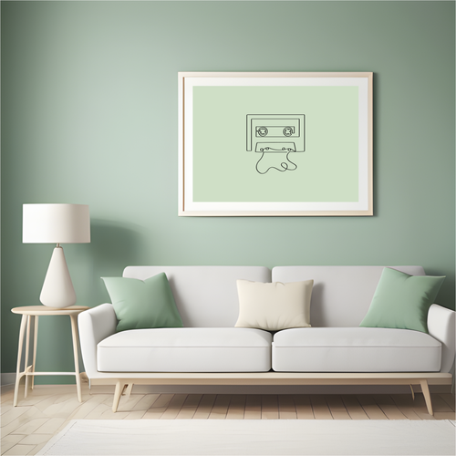 Casette one line print