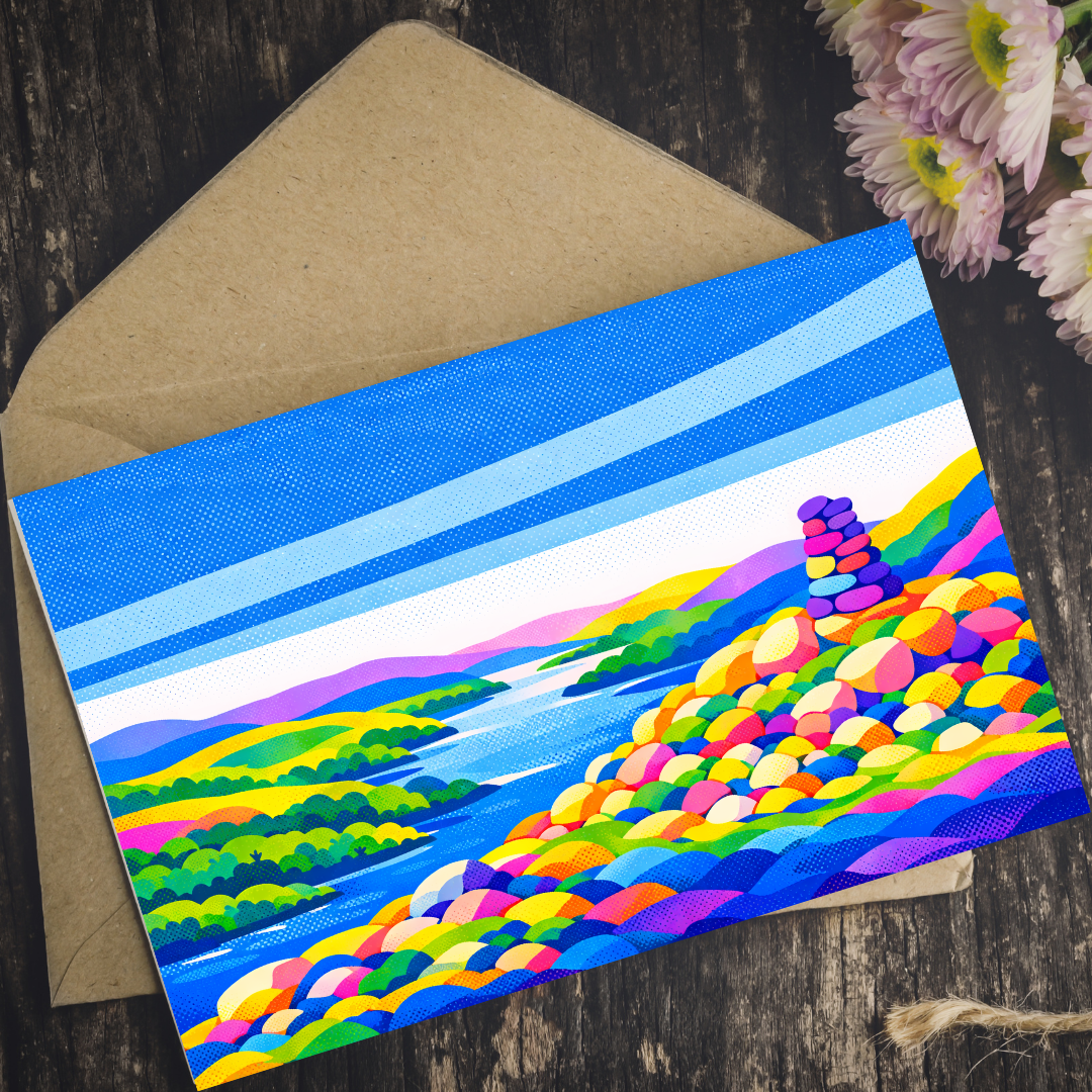 Hallin Fell Greeting Card (Bright)