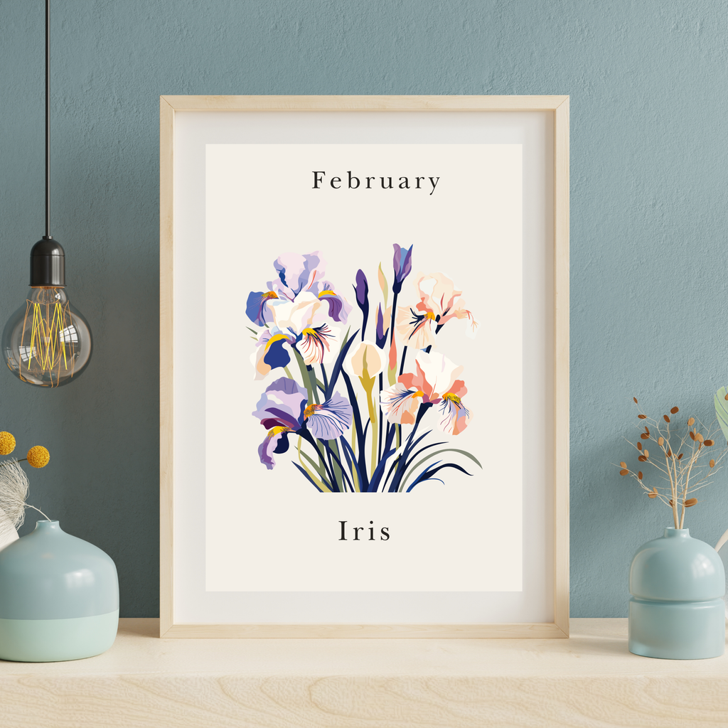 Birth Month Flower Prints
