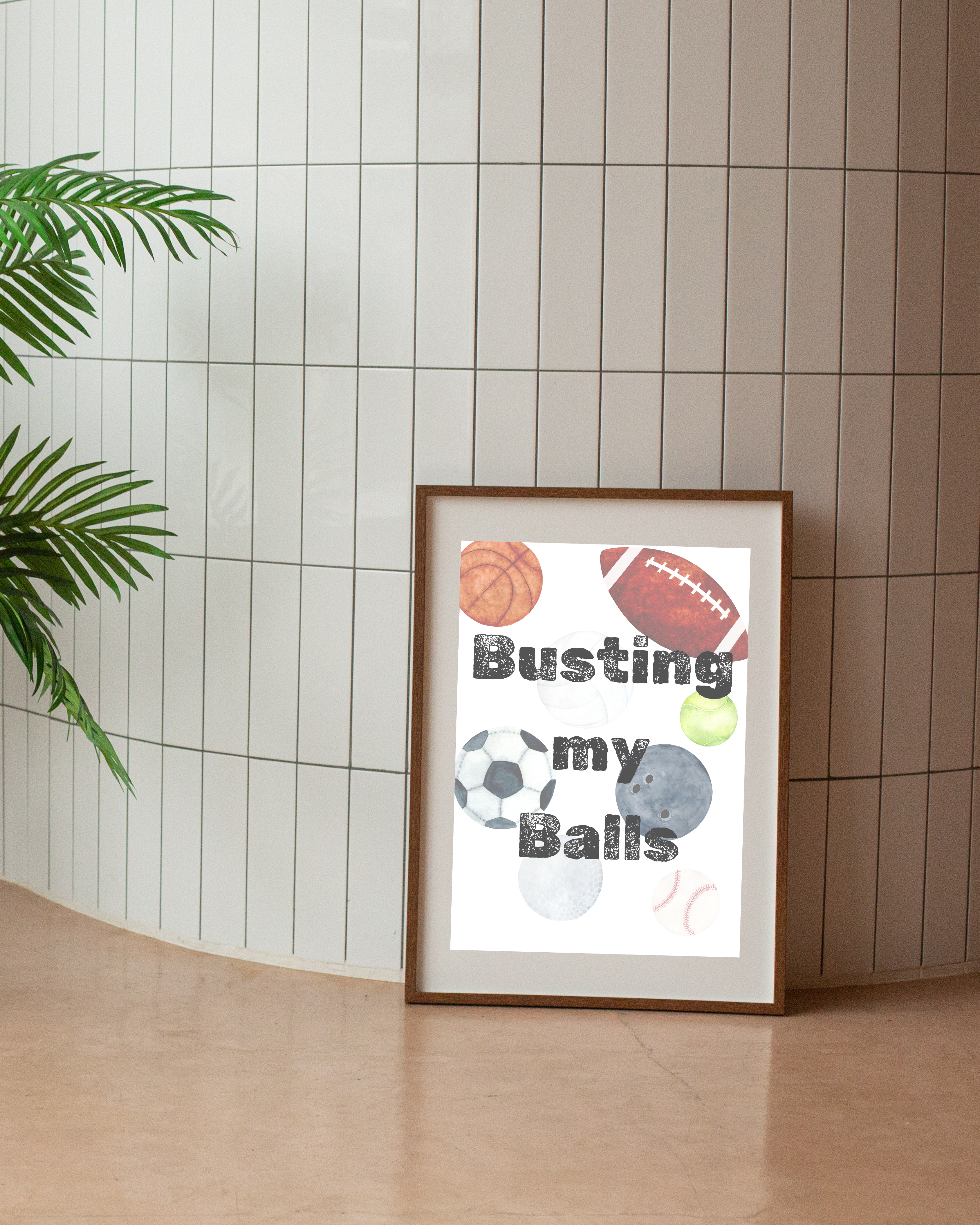 Ball prints (humorous)