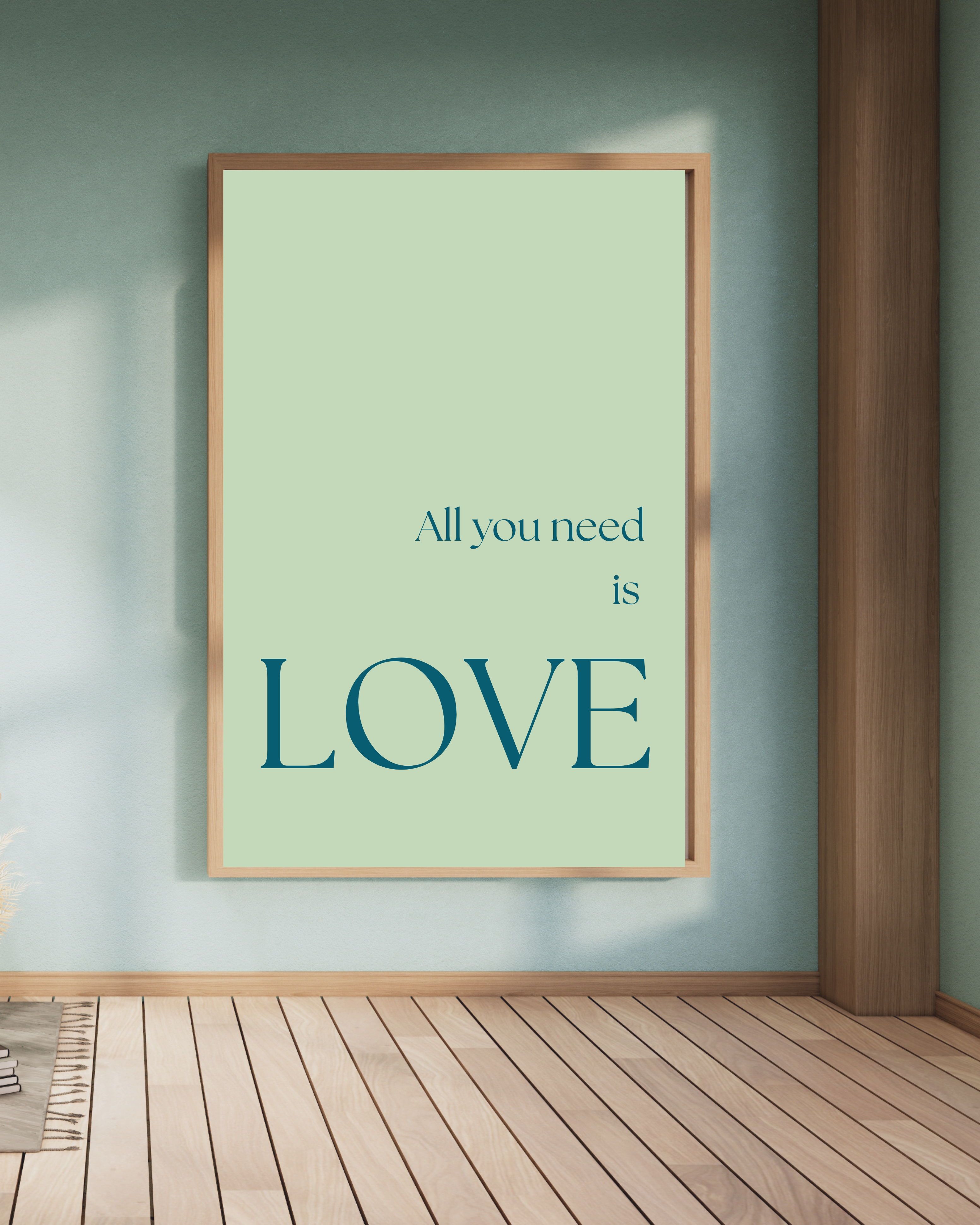 All you need is love print