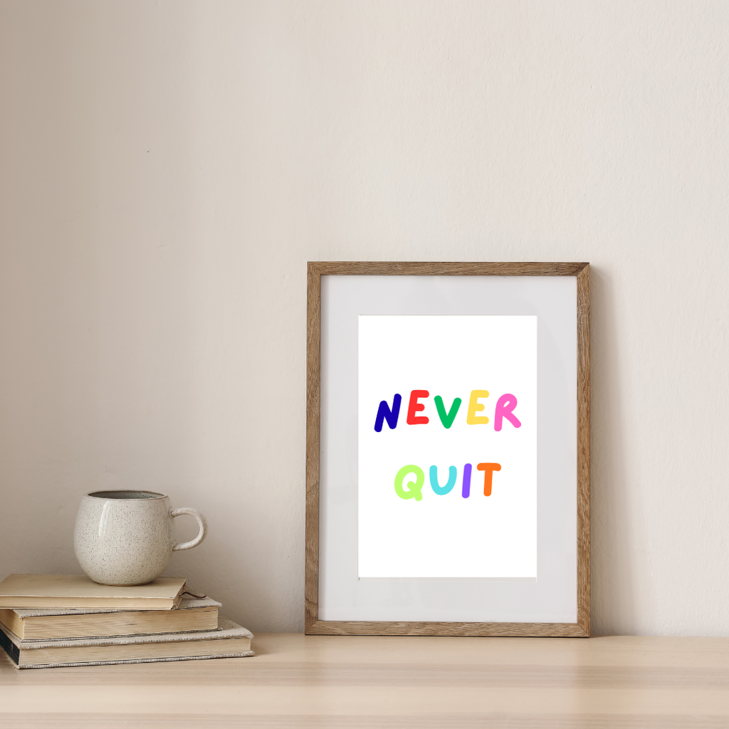 Bright motivational prints