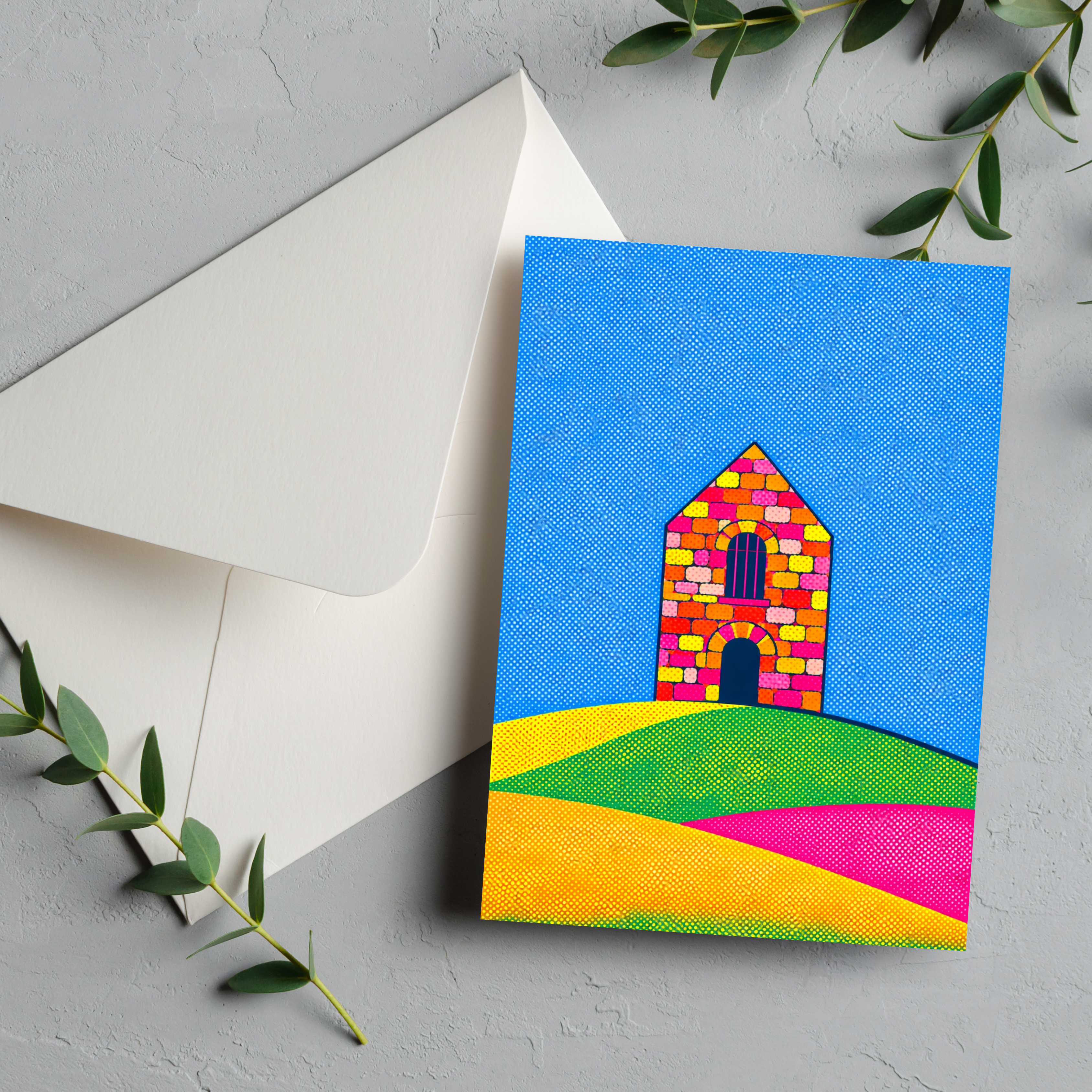 Penrith Beacon bright greeting card