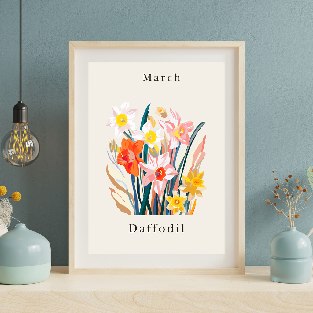 Birth Month Flower Prints