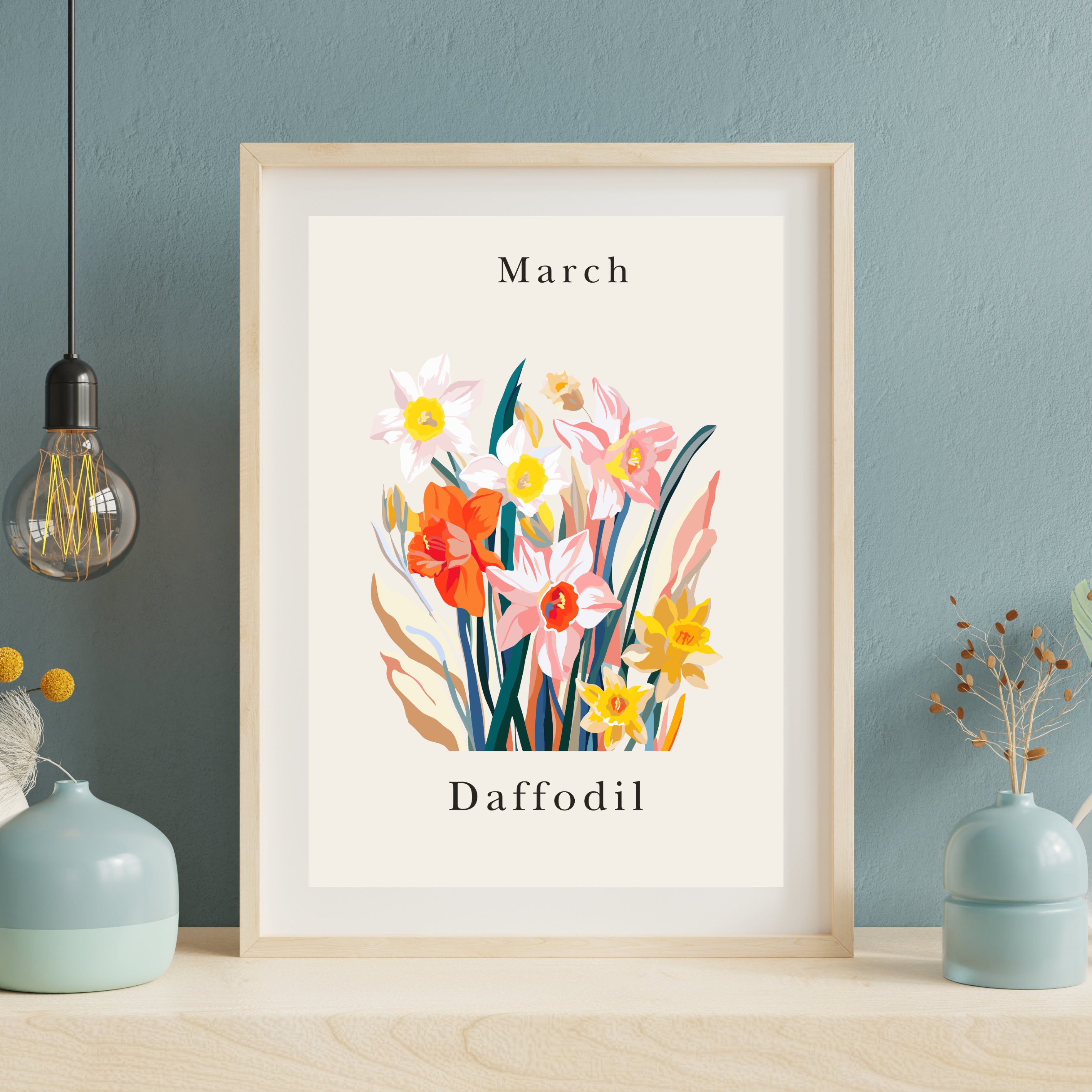 Birth Month Flower Prints