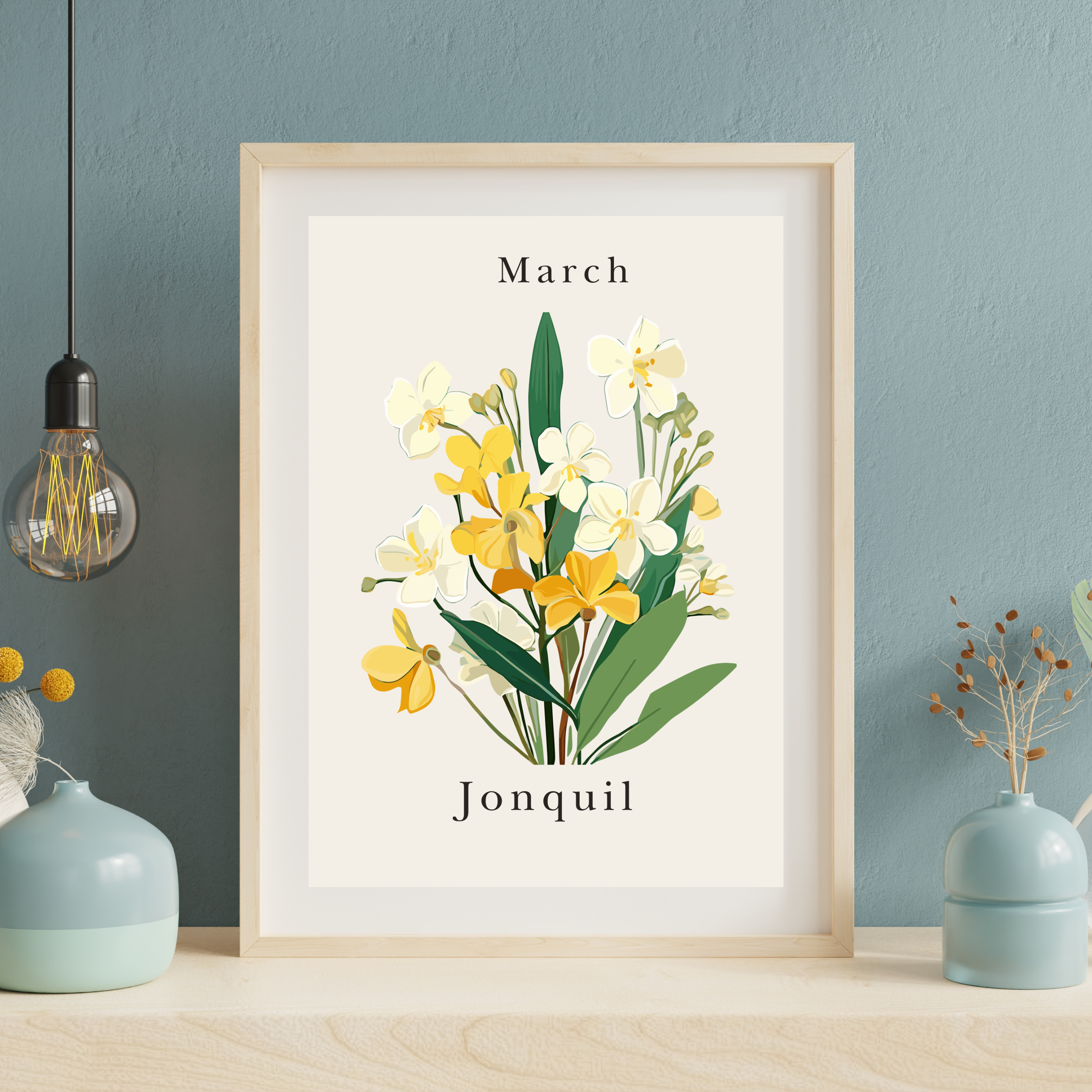 Birth Month Flower Prints