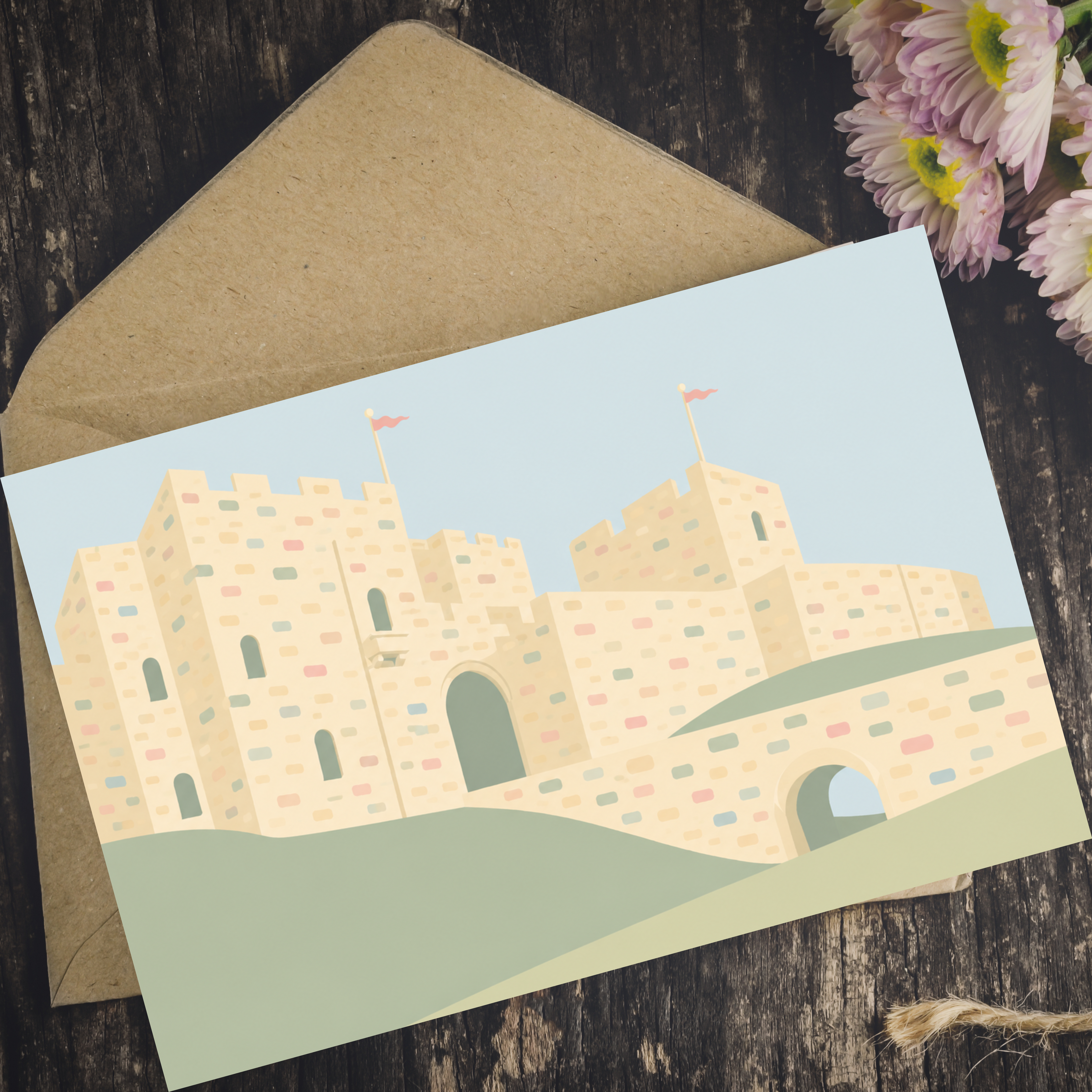 Carlisle Castle greeting card