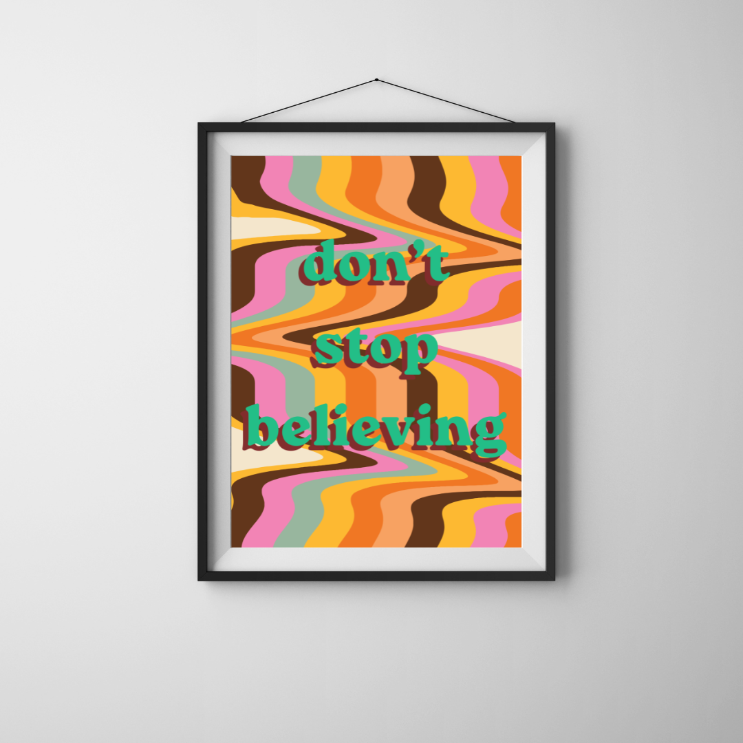 Don't Stop Believing Print