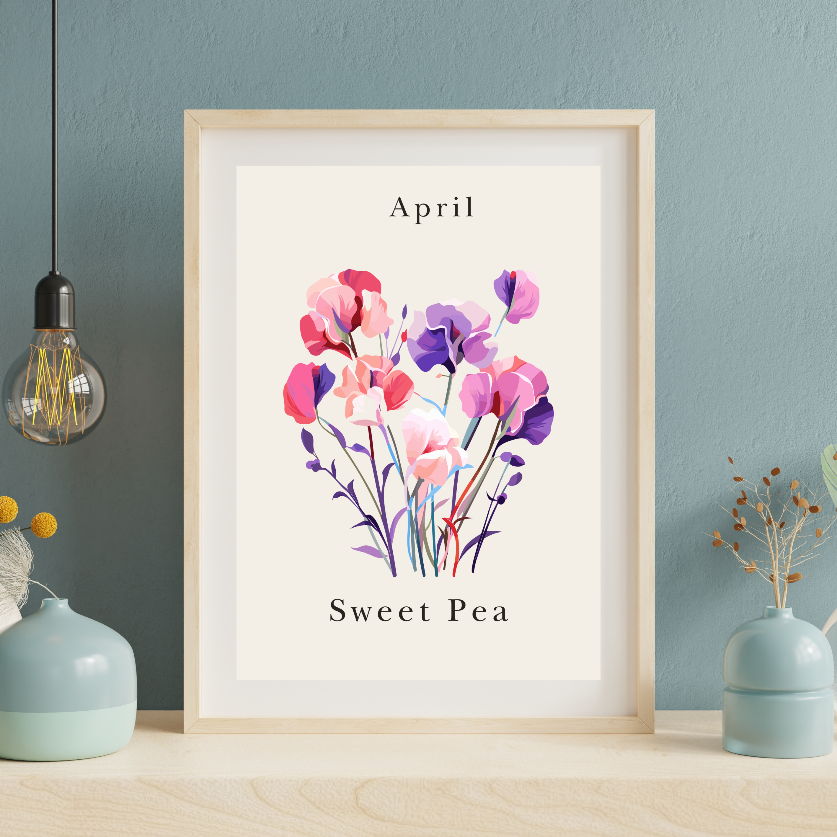 Birth Month Flower Prints