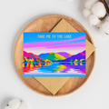 Take me to the lakes greeting card