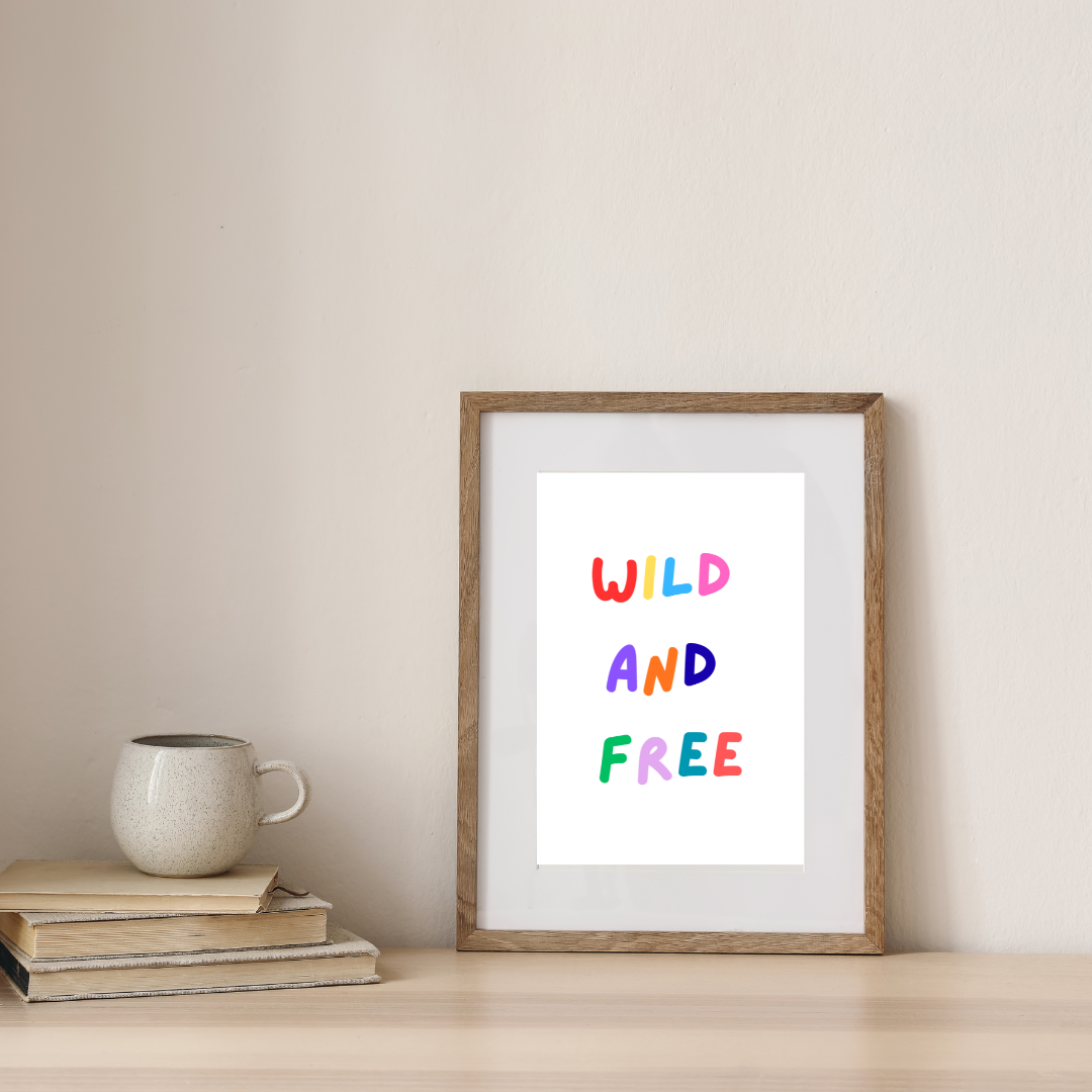 Bright motivational prints