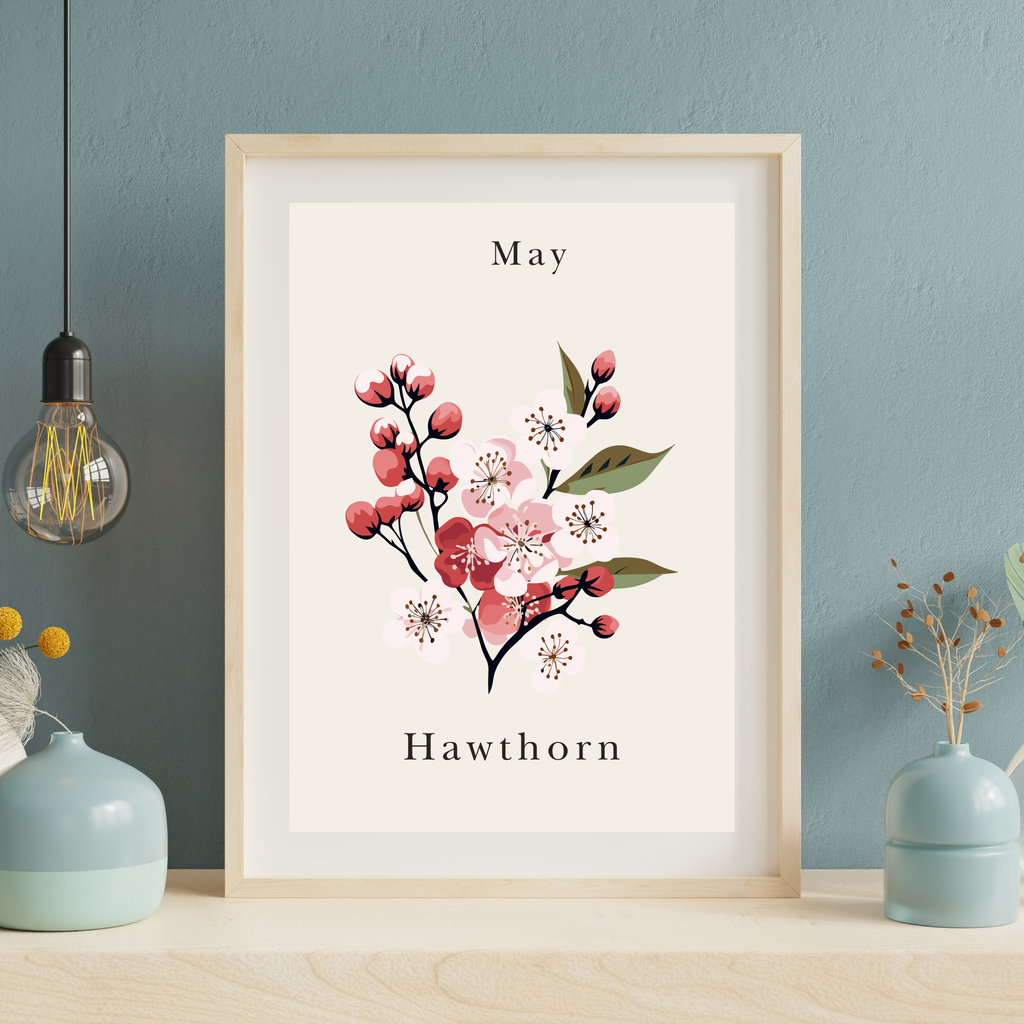 Birth Month Flower Prints