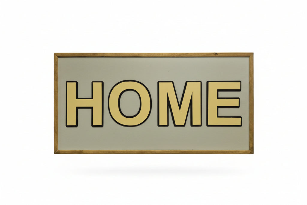 30x60cm wooden word wall art